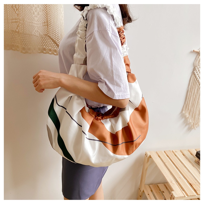 Färg canvas crossbody dumplings väskor för kvinnor enkel casual messenger axelväska kvinnliga handväskor dam: Default Title