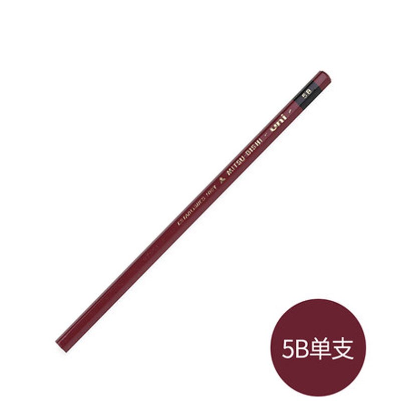 Uni 1887 Geavanceerde Hout Potlood Hardheid Test Potlood Tekening Potlood HI-UNI 1Pcs: 5B 1PCS