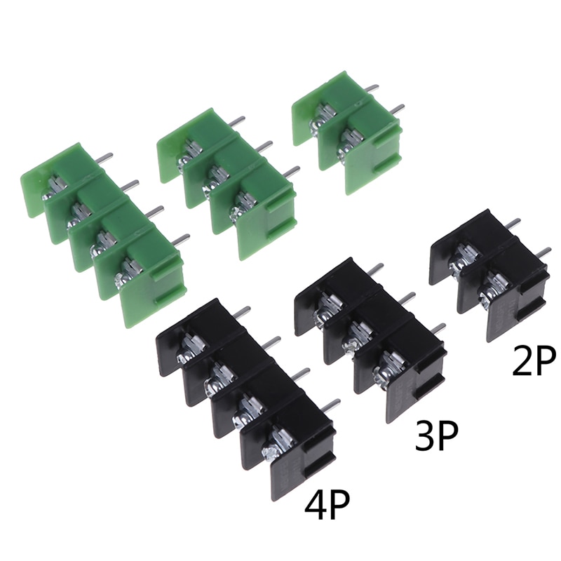 10Pcs 300V/20A 7.62 mm KF7.62 - 2P 3P 4P Screw Terminal Block Connector 7.62mm Pitch