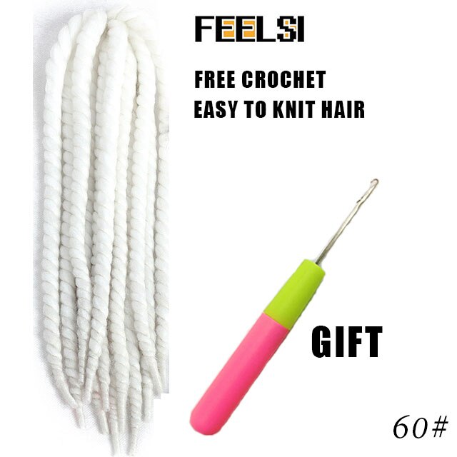 Havana Mambo Twist Hair Crochet Braids 22'' 120g 20 Color Ombre Synthetic Crochet Hair Braiding Hair FEELSI Purple: T4/27/30