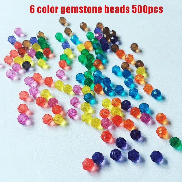 Pegboard Water Bead Animal Molds Accessories Magic Bead Jigsaw qua Puzzle Educational Toys DIY Children Magic Beads: Clear