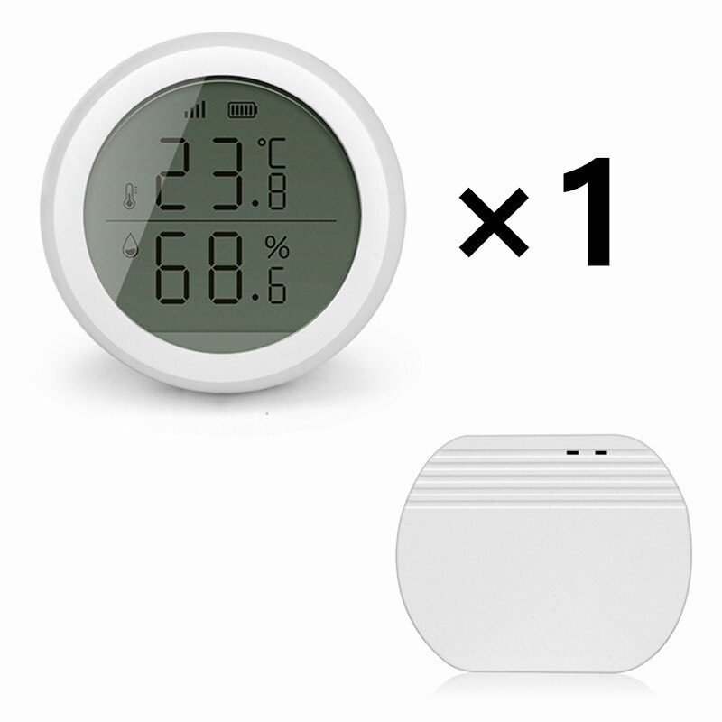 EWelink ZigBee Infrared Temperature And Humidity Sensor Thermometer Digital Thermometer Smart Home Battery Powered Smart Life: 1sensor 1gateway