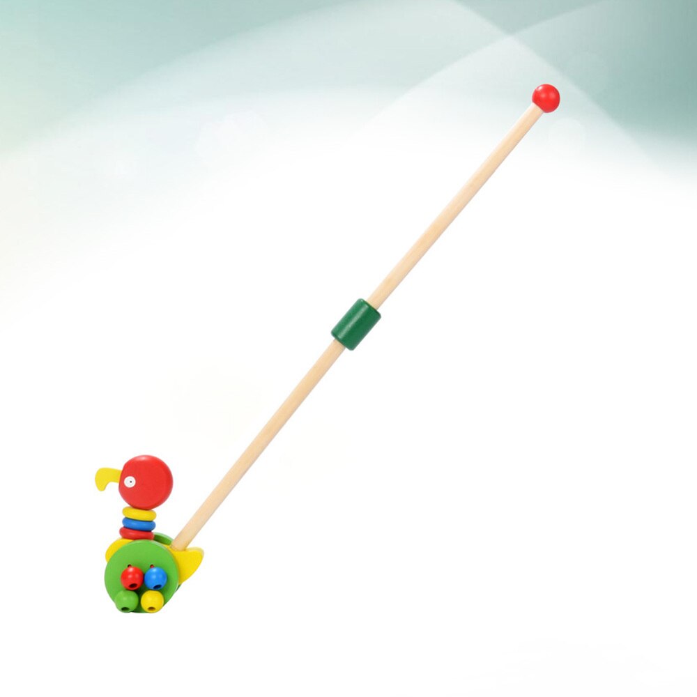 1pc Baby Walker Wooden Lightweight Bright Color Trolley Baby Walker for Children Baby