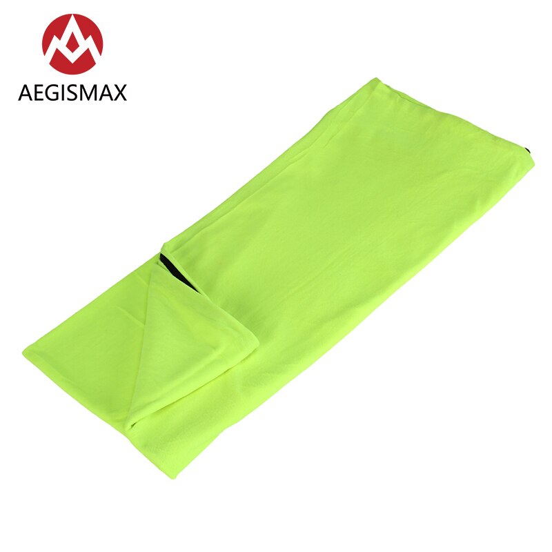 Aegismax sovepose udendørs ultralet camping kuvert type bærbar fleece sommer a-mini snavset sovepose
