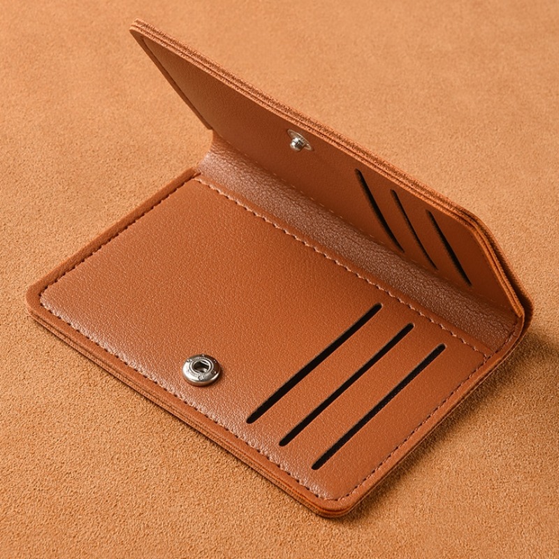 Cartera pequeña para mujer, billetera pequeña y sencilla con tarjetero, plegable, fina, para documentos de conducción, novedad de 2024