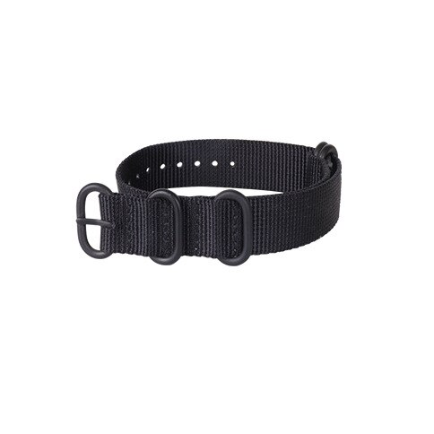 Tiheä nylon ranneke 26mm nato zulu nylon kellon ranneke garmin fenix 3/3hr/5x/6x plus finesse 935 60s canvas rannekoru: Musta-b