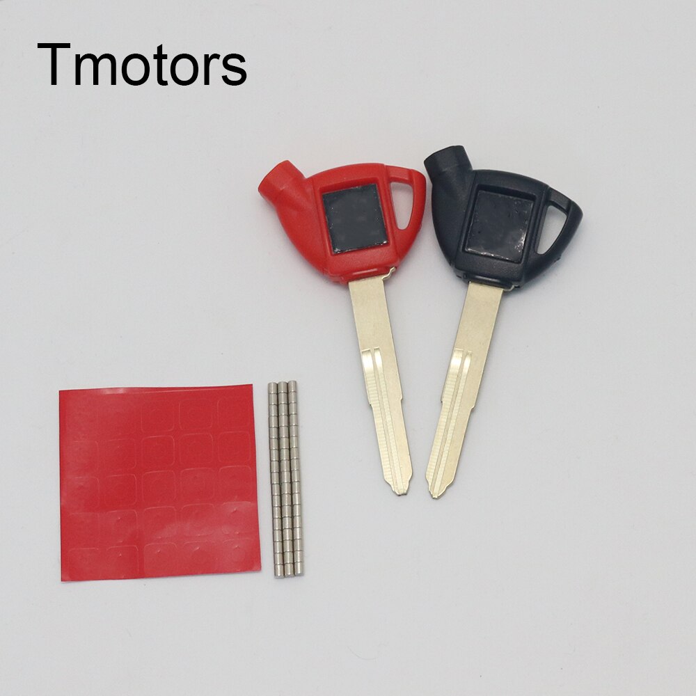 For Suzuki AN200 AN250 AN400 AN650 Burgman AN 125 250 400 Motorcycle Uncut Blade Magnet Key