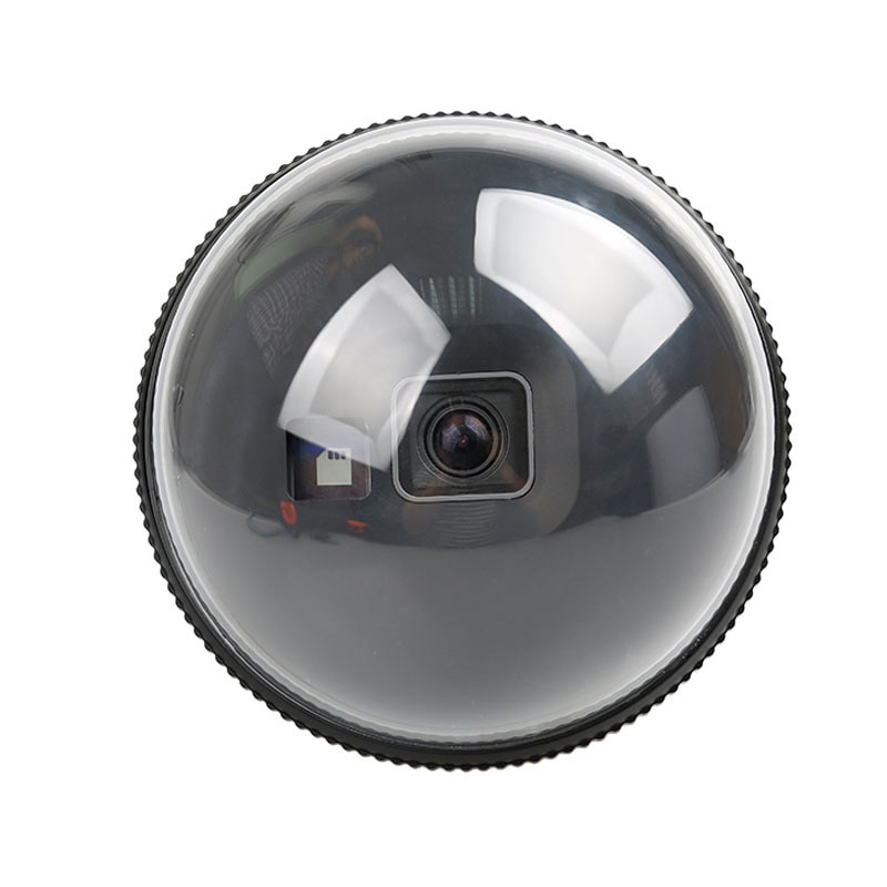 Puerto de cúpula impermeable para GoPro Hero7 6 5, carcasa negra impermeable, cubierta transparente, accesorios para Gopro 5 6 7