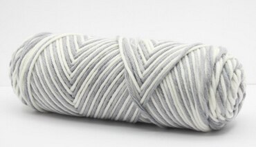 Fil de soie naturel doux, 500 g/lot, fil épais pour tricoter, laine bébé, crochet, écharpe, pull, fil de tissage,: 58 graywhite