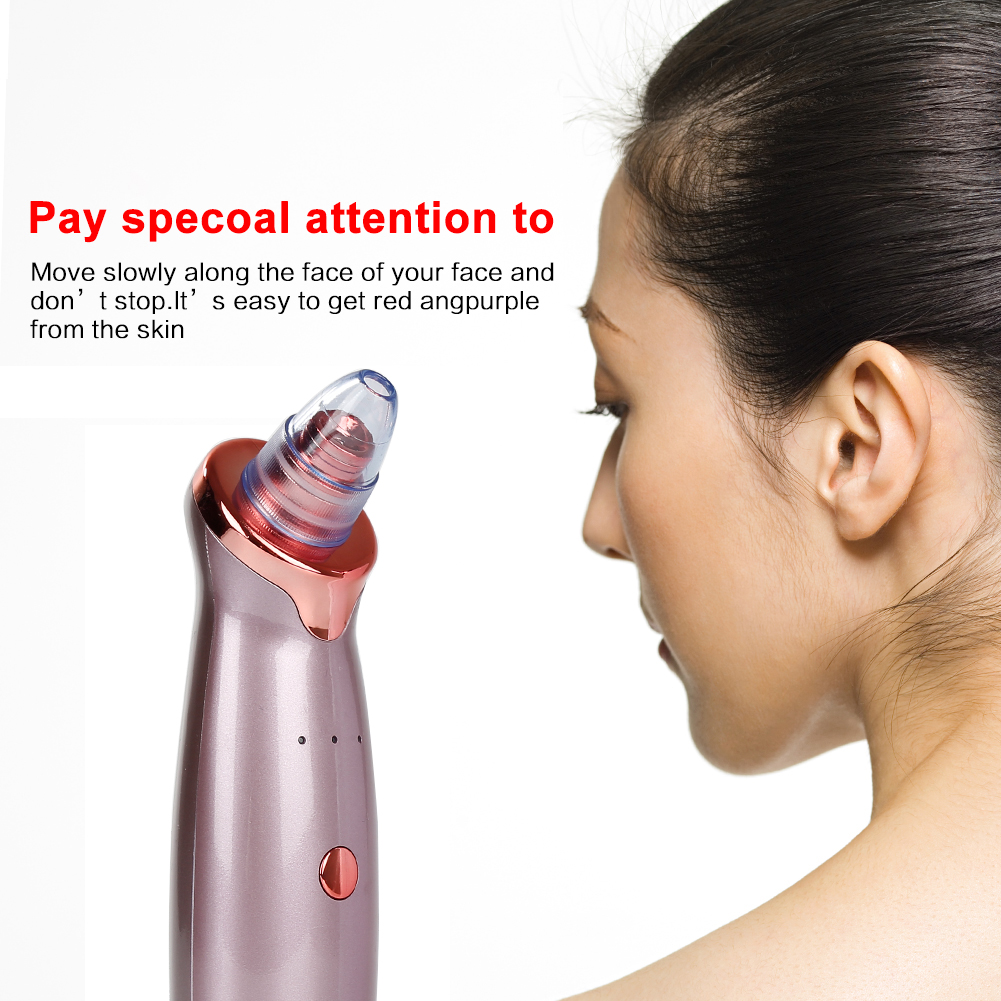 Electric Vacuum Pore Cleaner Blackhead Remover Vacuum Face Deep Pore Cleanser Acne Pimple Removal Skin Care Machine