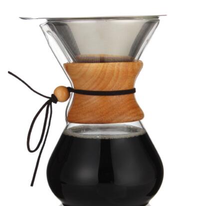 Cafetera de vidrio resistente al calor, 600/800mm, cafetera, percolador: 800ml with Filter