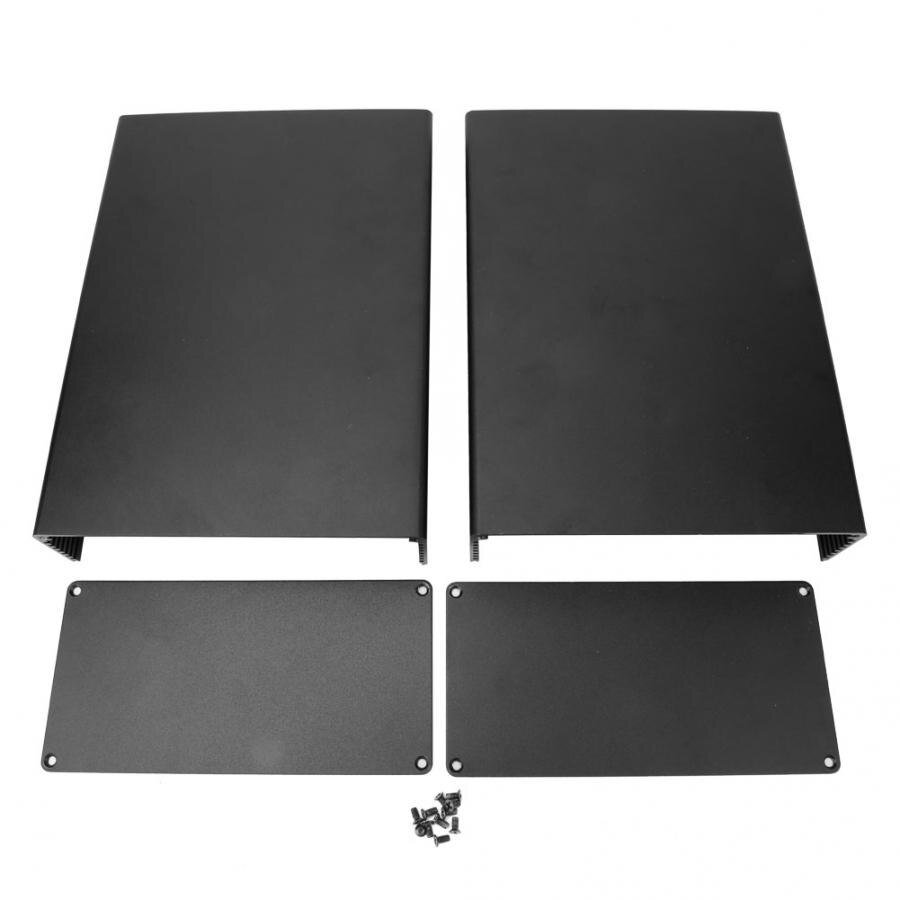 Caja de aluminio de tipo dividido, caja electrónica de aluminio para placa de circuito GPRS 80x160x220mm, placa de refrigeración de aluminio, acceso