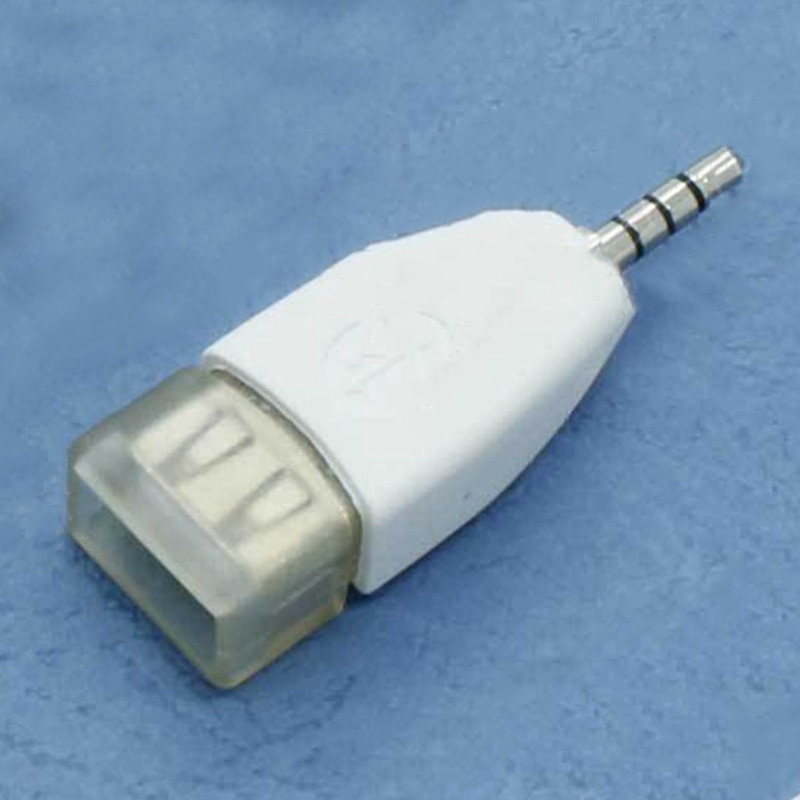 Bil usb audio converter adapter usb 2.0 female  to 3.5mm male aux audio auto car usb converter plug adapter biltillbehör
