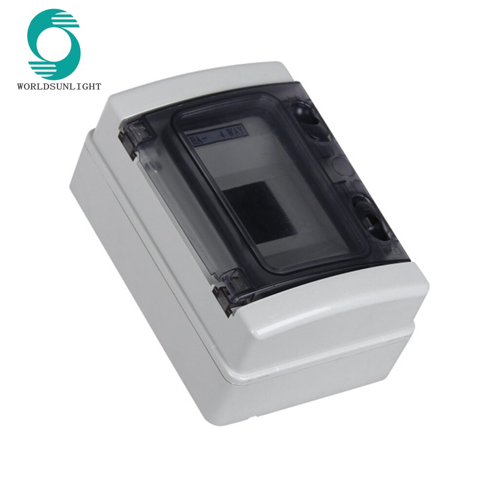 Plastic Circuit Breaker PC Distribution Box Distribution Protection Box For 4 Ways Circuit Breaker Indoor On The Wall