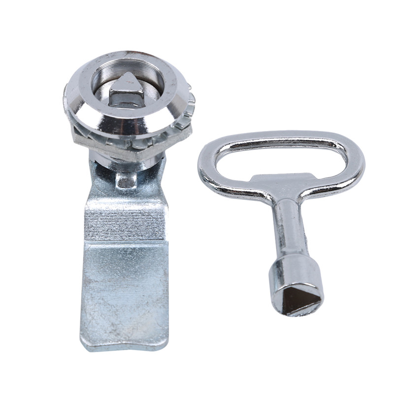 Stainless Steel Universal Panel Key Lock Wrench Triangle Socket Key Elevator Cabinet Switch Train Electrical Cupboard Box: B