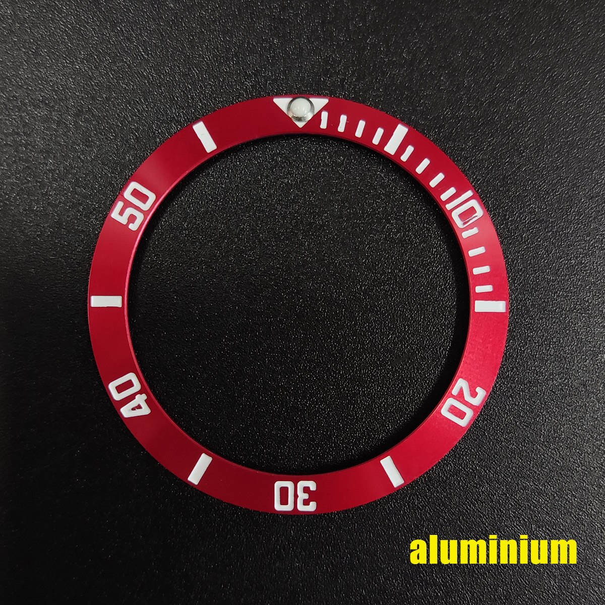 38*30.8mm Sloping Luminous Ceramic Bezel Insert Divers Replacement of watch accessories parts