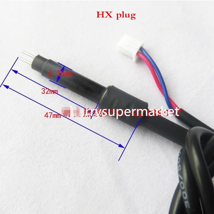 2PCS Flow sensor Water probe testing TDS conductivity tester RO water purifier dedicated+Tripartite-joints G1/4 0.8MPA