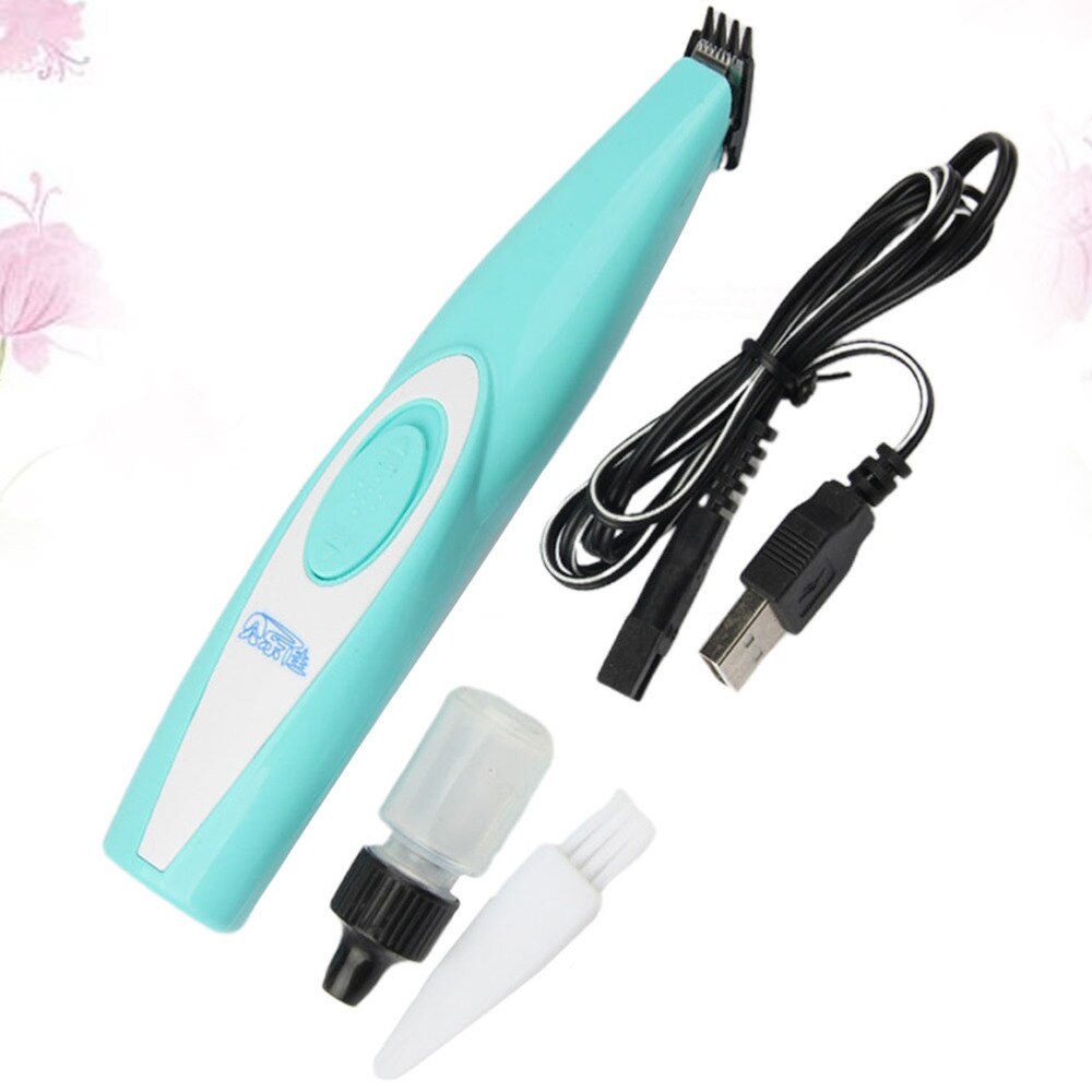 Elektrische tondeuse voor thuisgebruik, hondentrimmer, veilig scheerapparaat, dierentrimmer (groen)