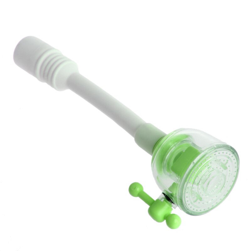 Waterbesparende Kraan Keukenkraan Kraan Slang Beluchter Swivel Verstelbare Sproeier Uitloop: green
