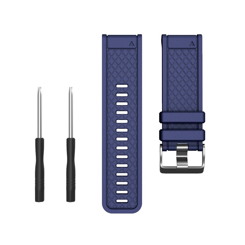 Hiperdeal Smart Accessoires Siliconen Band Voor Garmin Fenix/Fenix 2 Band Fit 26Mm Breedte Zachte Siliconen horloge Band Fe7