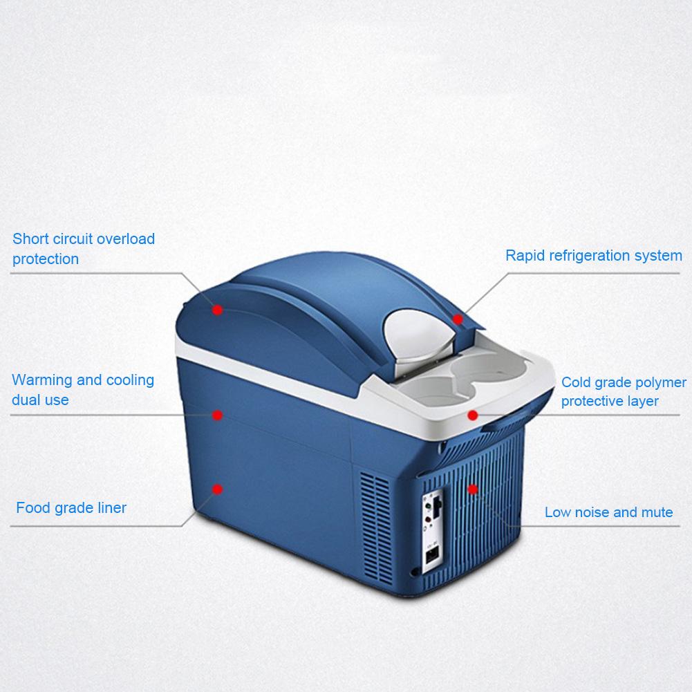 Mini USB Koelkast, LED Mini USB Koelkast Geen Batterijen Of Stuurprogramma Nodig Plug And Play Voor Thuis Voor In De Autozwart