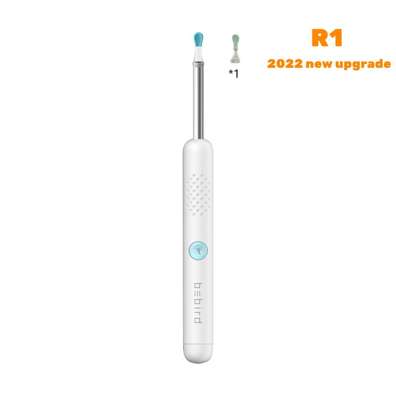 Bebird R3 R1 Visual Ear Cleaning Tool Minifit 300W High Precision Wax Removal Mini Camera Otoscope Health Care Ear Cleaner: New Bebird R1 White