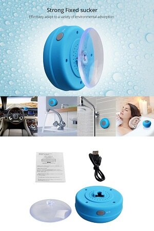 Binbirreyon Bluetooth Speaker Handsfree Praten Douche Type Ipx4 Waterdicht