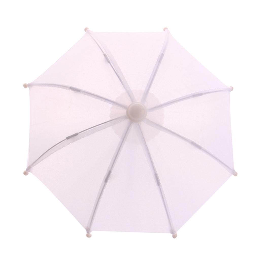 Mini Toy Umbrellas Doll's Toys Girls Doll Accessory Rain Umbrella Play Toy Photography Prop Cute Dollhouse Miniature Umbrella: grey