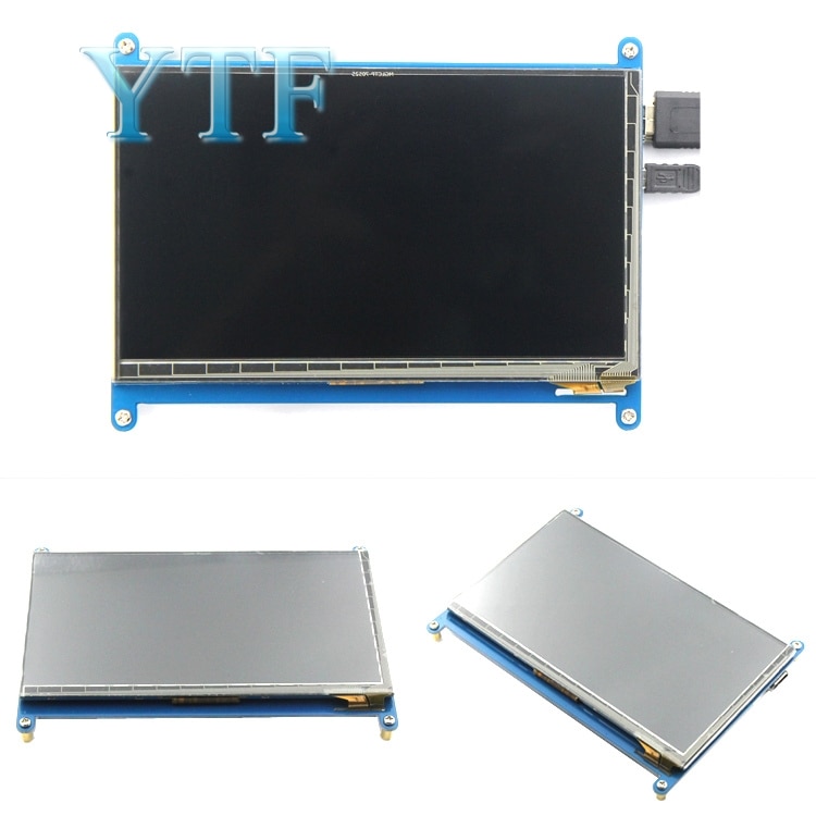 7 inch LCD capacitive touch display Raspberry Pi 4B 2 3 B + plus screen 1024X600mm