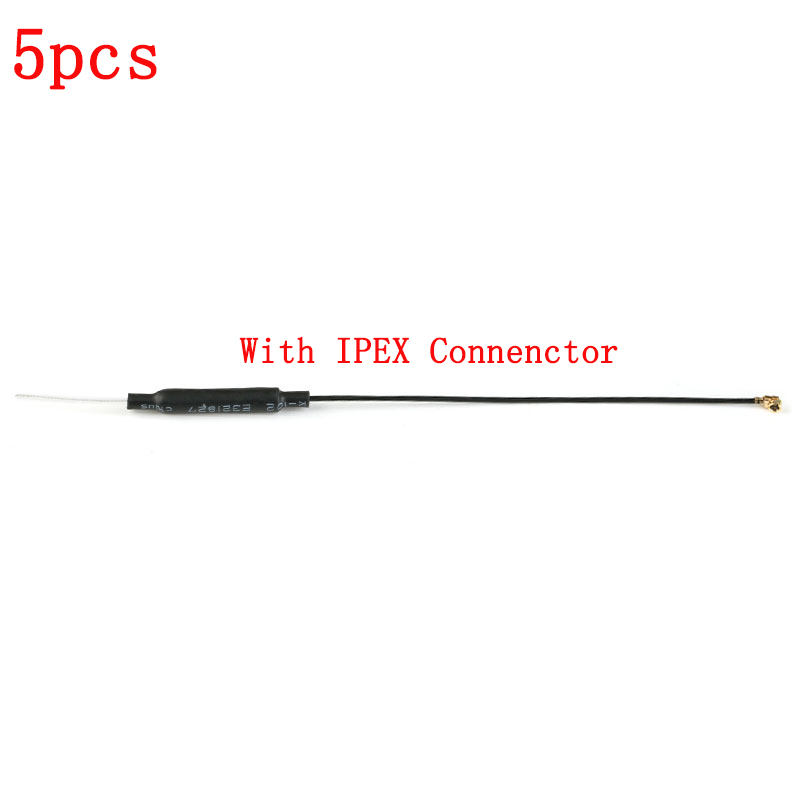 5Stck 2,4 GHz WIFI Antenne 3dbi Ufl IPX Stecker Durcheinander Inneren Luft 3DBI 15cm Länge 1,13 Kabel Für HLK-RM04 ESP-07: mit IPEX Verbinder