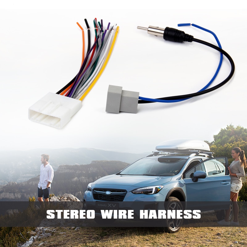 Auto Dvd Radio Installeren Stereo Kabelboom Plug Fm Antenne Adapter Voor Nissan