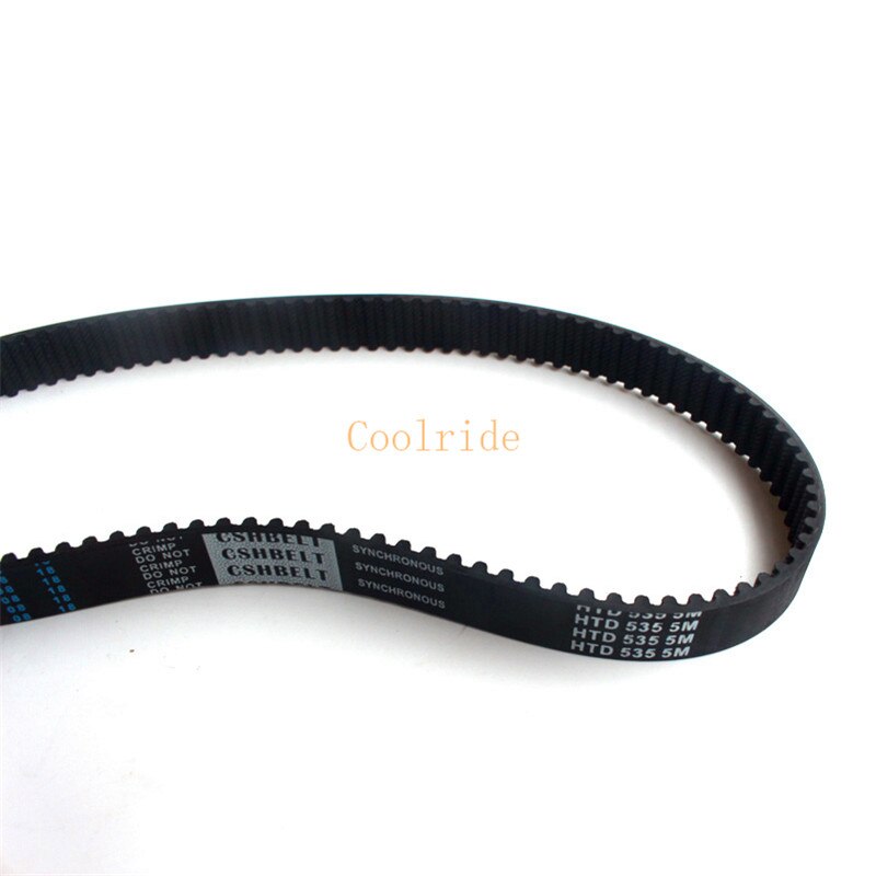 POWGE 5pcs HTD 3M Timing Belt 207 3M 9 Pitch Length=207mm Width 9mm Teeth 69 Rub