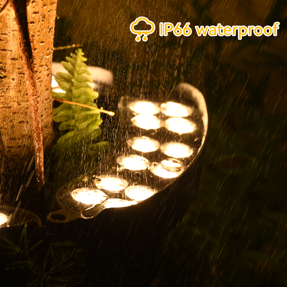 Udendørs led-trælampe vandtæt trælampe med  ip65 træer og jordspyd led-natlampe til have, gårdsplads og sti