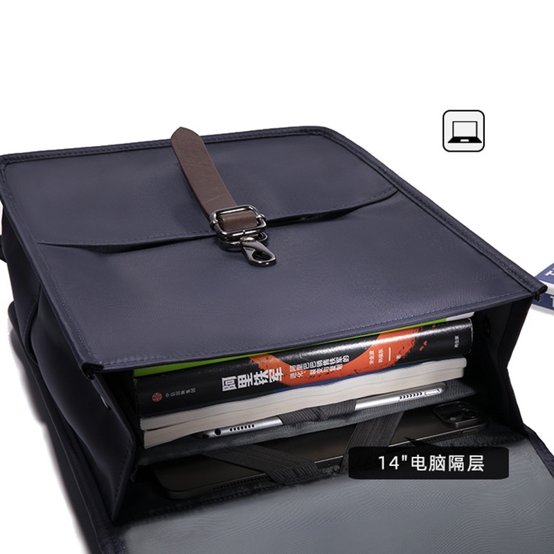 Japanese Korean style Backpack for men 14-inch computer bag business Backpack commuting simple travel backpack