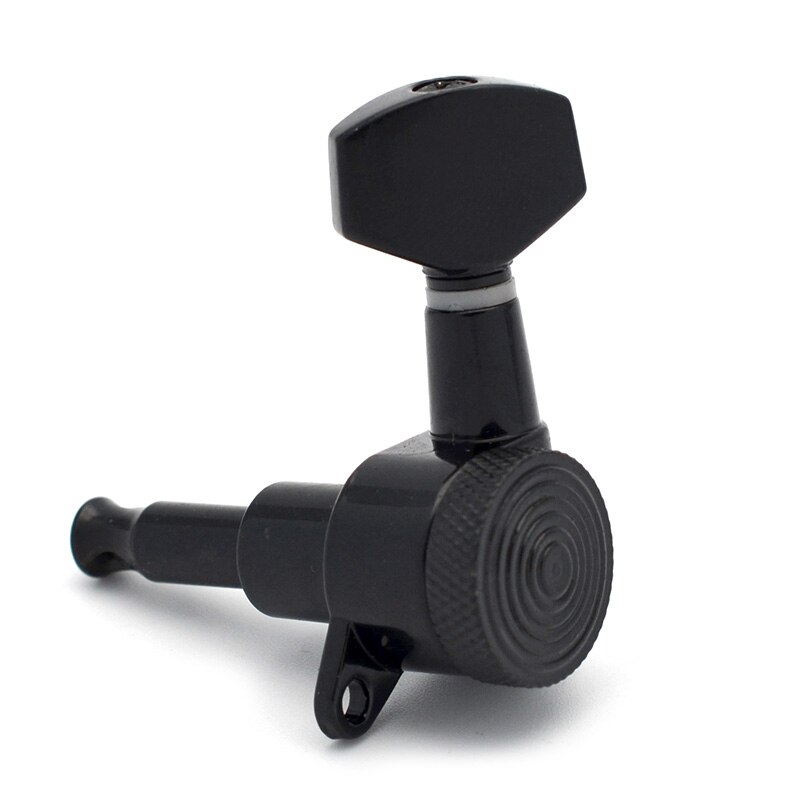 Zwarte stemmechanieken voor akoestische elektrische gitaar met vergrendelde snaren