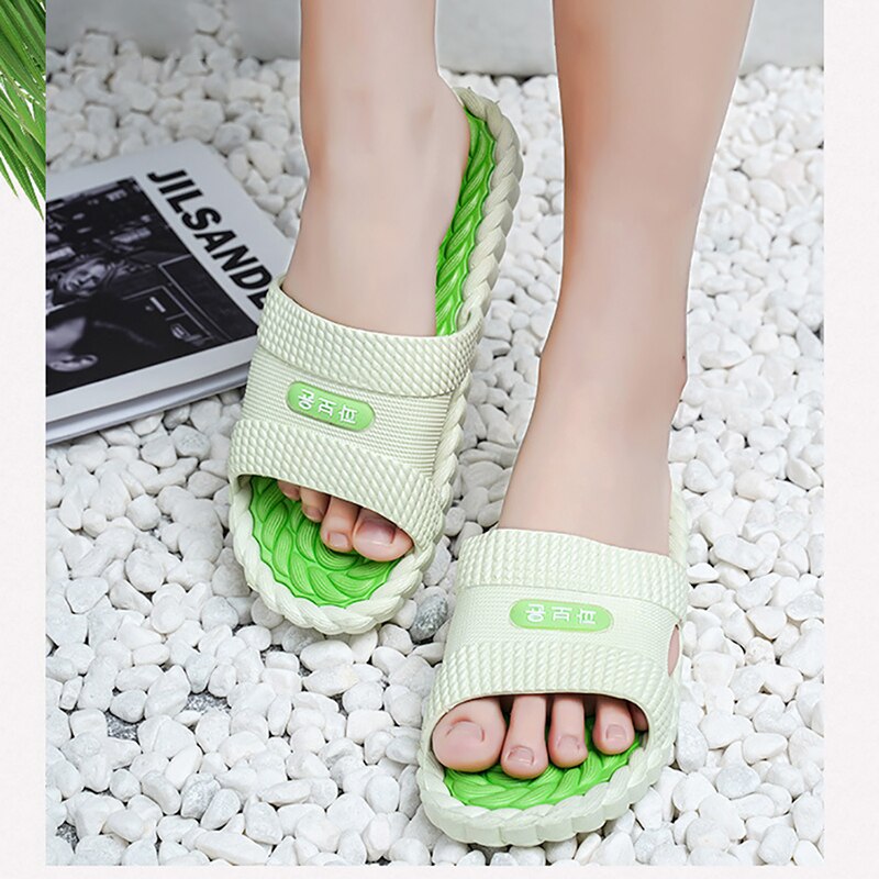 Zomer Mannen Slippers Zachte Zool Slippers Platte Slides Schoenen Voor Vrouwen Lichtgewicht Sliders Antislip Badkamer Sandalen schoenen
