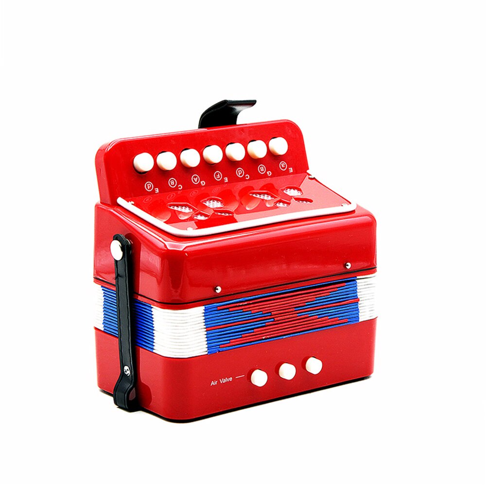 Enfants enfants 7 touches 2 basse Mini petit accordéon éducatif Instrument de musique rythme bande jouet