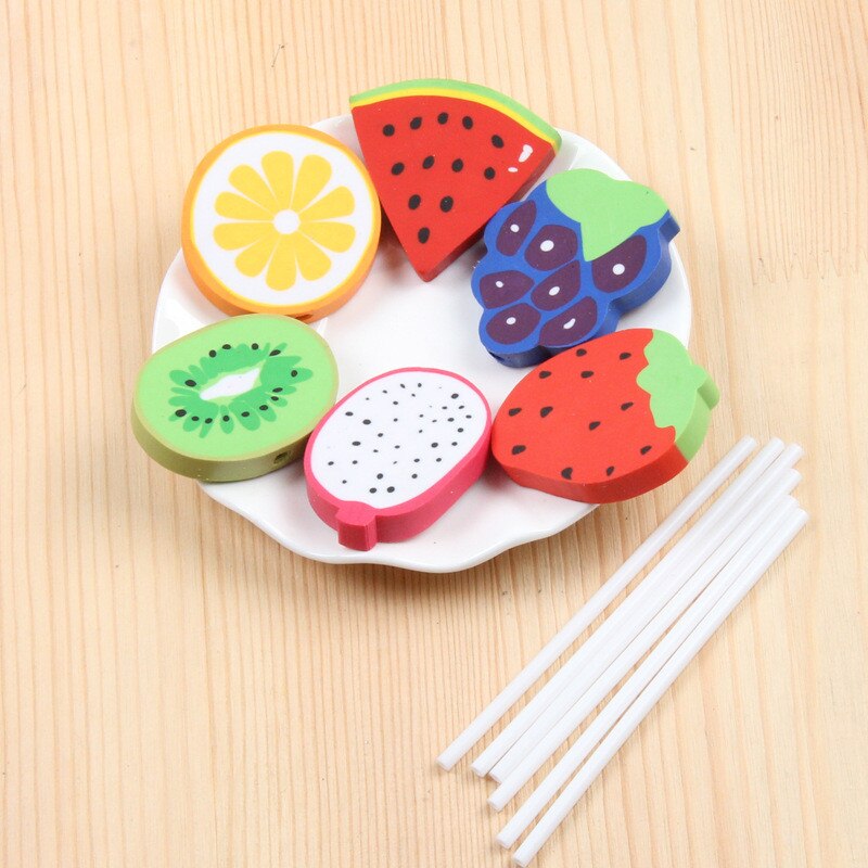 Dl koreanska brevpapper älskvärd frukt klubba gummi tecknad bedårande leksaker suddgummi grundskola priser rolig suddgummi