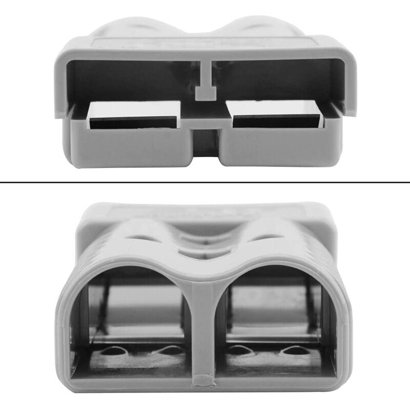 2Pcs 2/0 AWG 350A Battery Power Connector Cable Quick Connect Disconnect Kit Anderson Connector for Winch Trailer