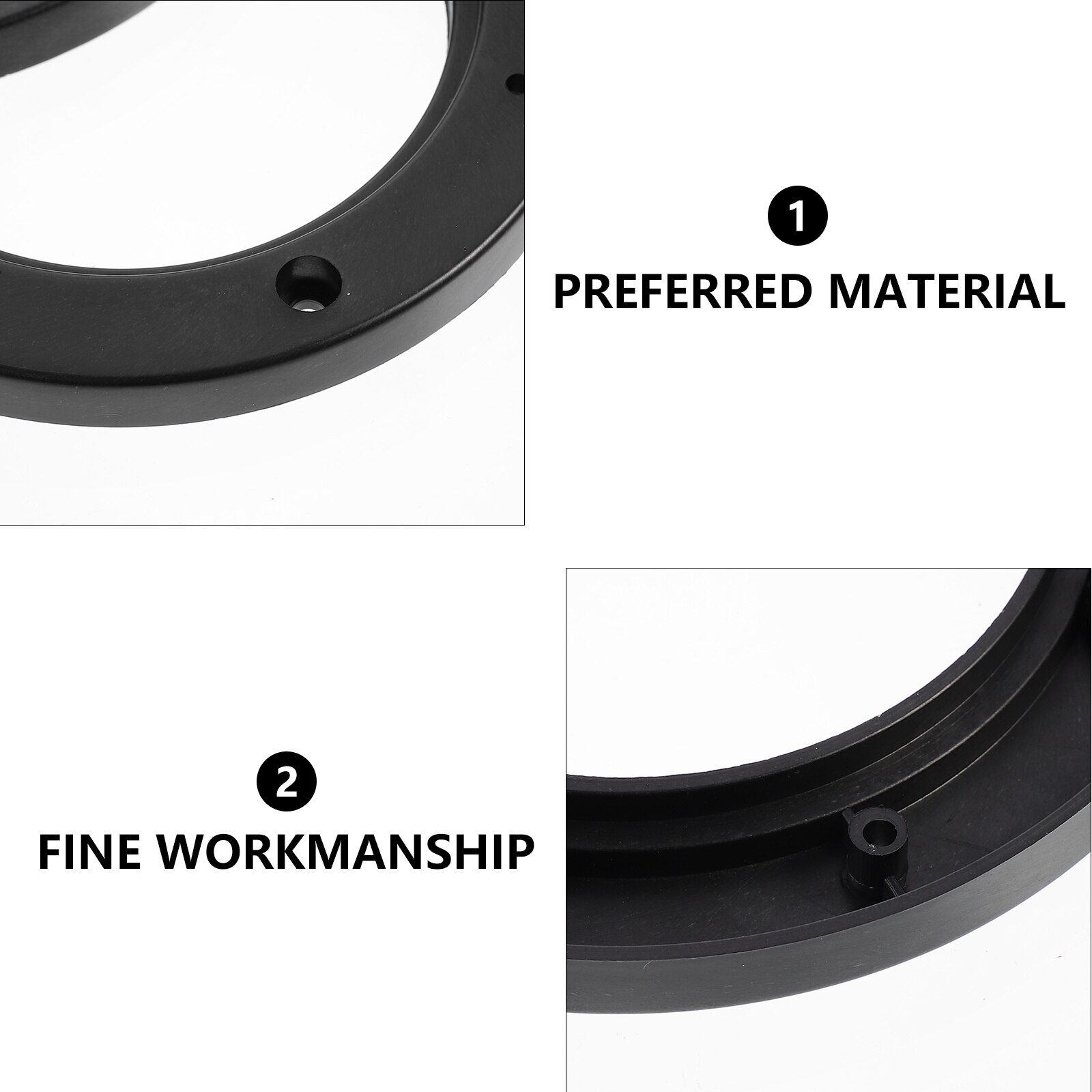 2/4 Pairs 4 Inch 5 Inch 6.5 Inch Duurzaam Auto Speaker Ring Spacers Nuttig Speaker Adapter Auto Speaker Geluidsisolatie ring