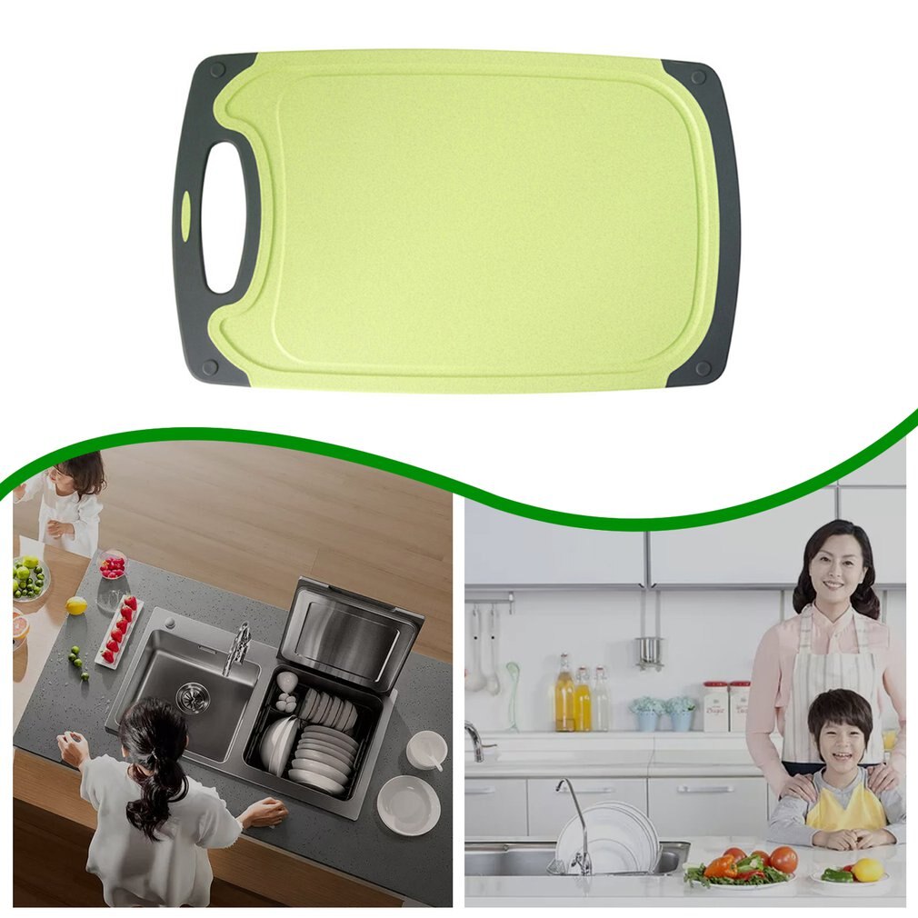 4Colors Non-slip Kitchen Cutting Board Fruit Vegetable Chopping Blocks Tool Meat Chopping Board for Home and Kitchen Convenience