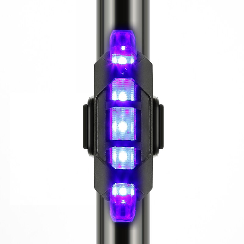 Fiets Licht Usb Led Oplaadbare Set Mountain Cycle Front Back Koplamp Lamp Zaklamp Fiets Fietsen Waarschuwingslampje