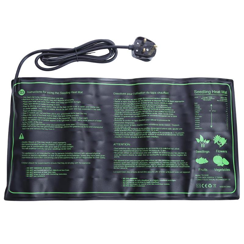 Seedling Heating Mat Waterproof Plant Seed Germination Propagation Clone Starter Pad 110V/220V Garden Supplies