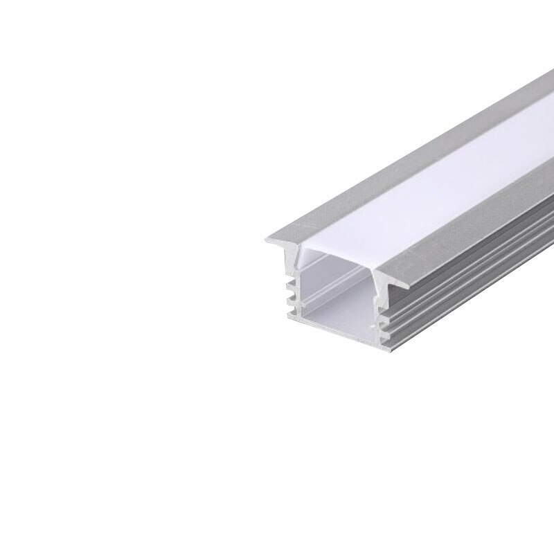 0.5m long LED light strip embedded aluminum groove U-shaped with PC cover family display cabinet stair line lighting accessories