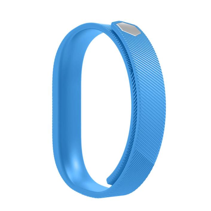 Betaalbare Vervanging Siliconen Armband wrist band voor Fitbit flex2 Band Strap Polsband Horlogeband Voor Fitbit flex 2 bandjes: Blauw