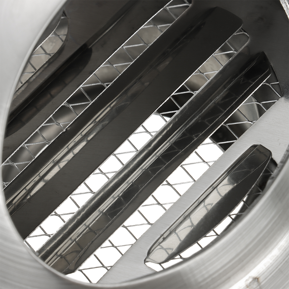 70/80/100/120/150Mm Roestvrijstalen Buitenmuur Ventilatieopeningen Waterdichte Dop Ducting Ventilatie Rooster Ontluchtingsafdekking