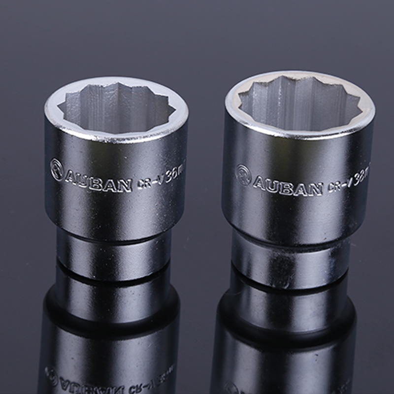 3/4 "taille d'entraînement 17 ~ 50mm/ 1" 55-85mm métrique MM Jumbo douze 12 points écrou douille pour clé robuste cr-v acier fait 12pt prise