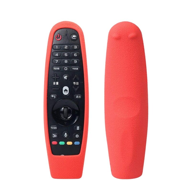 Afstandsbediening Case Schokbestendig Siliconen Afstandsbediening Case voor LG Smart Magic Remote Protector: Rood