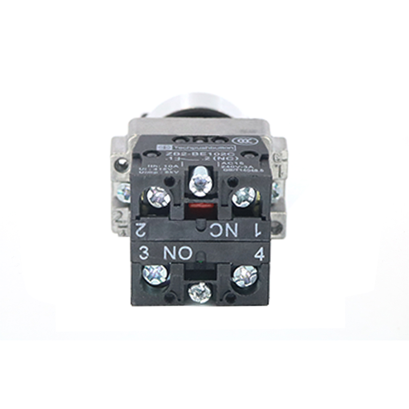 22mm Industrial Selector Switch Knob - 2/3 Position, Self Locking Self Resetting 1NO/1NC/2NO Contacts - XB2-BD Series BD21 BD23