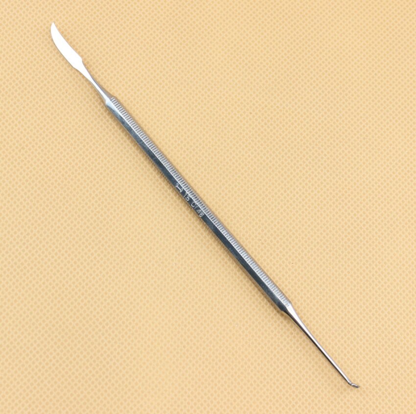 3 Stks/set Dental Wax Scoop Beeldhouwen Mes Rvs Dubbelzijdig Clay Carving Mes Tandarts Gereedschap Dental Pick Wax tool